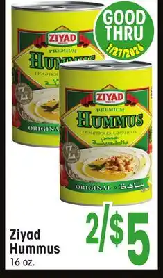 Jewel-Osco Ziyad Hummus offer