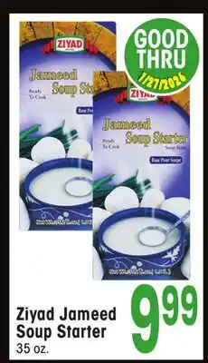 Jewel-Osco Ziyad Jameed Soup Starter offer
