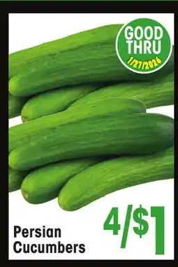 Jewel-Osco Persian Cucumbers offer