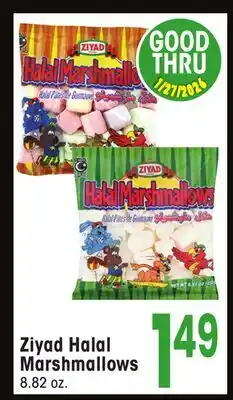 Jewel-Osco Ziyad Halal Marshmallows offer