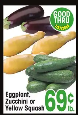Jewel-Osco Eggplant, Zucchini or Yellow Squash offer