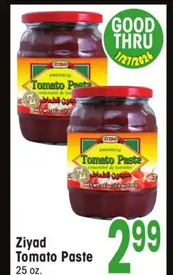 Jewel-Osco Ziyad Tomato Paste offer