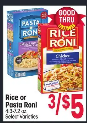Jewel-Osco Rice or Pasta Roni offer