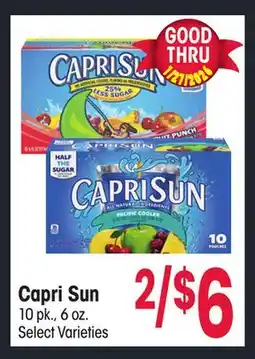 Jewel-Osco Capri Sun offer