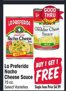 Jewel-Osco La Preferida Nacho Nacho Cheese Sauce offer