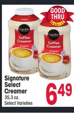 Jewel-Osco Signature Select Select Creamer offer