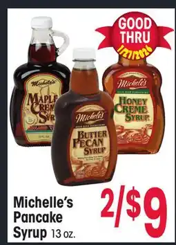 Jewel-Osco Michelle's Pancake Pancake Syrup offer