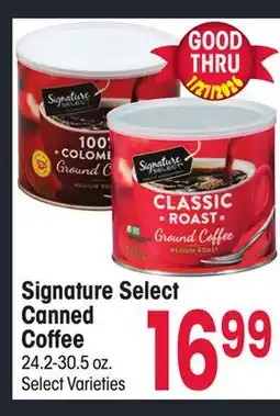 Jewel-Osco Signature Select Canned Canned Coffee offer