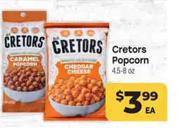 Tony’s Fresh Market Cretors Popcorn offer
