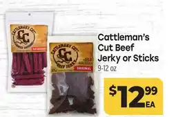 Tony’s Fresh Market Cattleman's Cut Beef Jerky or Sticks offer