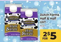 Tony’s Fresh Market Dutch Farms Half & Half offer