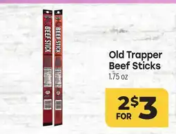 Tony’s Fresh Market Old Trapper Beef Sticks offer