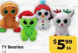 Tony’s Fresh Market TY Beanies offer