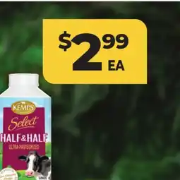 Tony’s Fresh Market KEMPS HALF & HALF offer