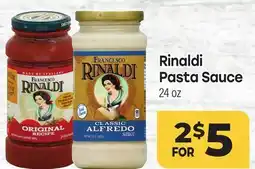 Tony’s Fresh Market Rinaldi Pasta Sauce offer