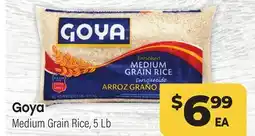 Tony’s Fresh Market Goya Medium Grain Rice offer