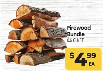 Tony’s Fresh Market Firewood Bundle offer