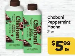Tony’s Fresh Market Chobani Peppermint Mocha offer