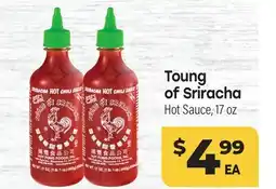 Tony’s Fresh Market Toung of Sriracha Hot Sauce offer