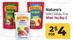 Tony’s Fresh Market Natura's Select Salsas offer