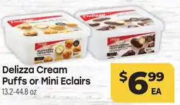 Tony’s Fresh Market Delizza Cream Puffs or Mini Eclairs offer