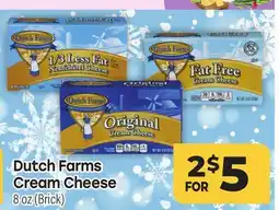 Tony’s Fresh Market Dutch Farms Cream Cheese offer