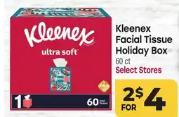 Tony’s Fresh Market Kleenex Facial Tissue Holiday Box offer