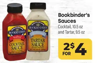 Tony’s Fresh Market Bookbinder's Sauces offer