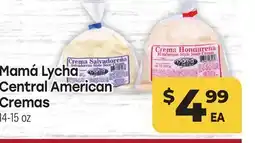 Tony’s Fresh Market Mamá Lycha Central American Cremas offer