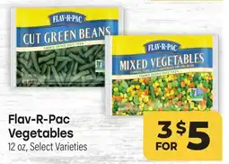 Tony’s Fresh Market Flav-R-Pac Vegetables offer