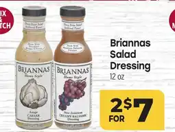 Tony’s Fresh Market Briannas Salad Dressing offer