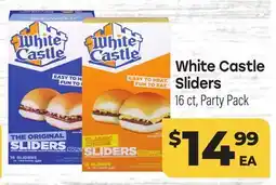 Tony’s Fresh Market White Castle Sliders offer