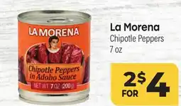Tony’s Fresh Market La Morena Chipotle Peppers offer
