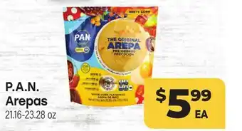 Tony’s Fresh Market P.A.N. Arepas offer