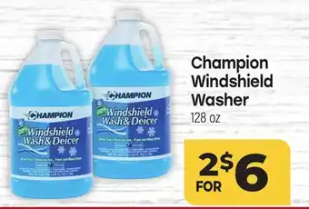 Tony’s Fresh Market Champion Windshield Washer offer
