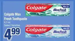 Jewel-Osco Colgate Max Fresh Toothpaste offer