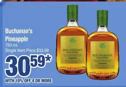Jewel-Osco Buchanan's Pineapple offer