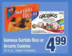 Jewel-Osco Gamesa Surtido Rico or Arcoris Cookies offer