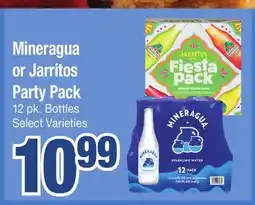 Jewel-Osco Mineragua or Jarritos Party Pack offer