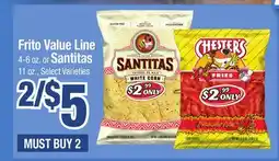 Jewel-Osco Frito Value Line 4-6 oz. or Santitas 11 oz offer