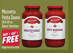 Jewel-Osco Mezzetta Pasta Sauce offer