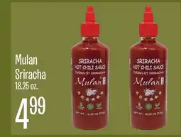 Jewel-Osco Mulan Sriracha offer