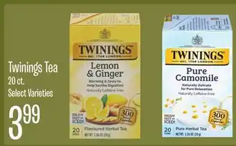 Jewel-Osco Twinings Tea offer