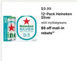 Walgreens 12-Pack Heineken Silver offer
