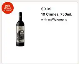 Walgreens 19 Crimes offer