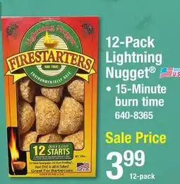 Menards 12-Pack Lightning Nugget offer