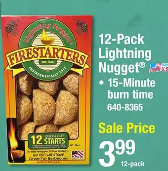 Menards 12-Pack Lightning Nugget offer