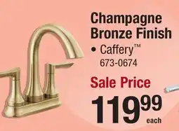 Menards Delta Champagne Bronze Finish BATH FAUCETS offer