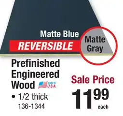 Menards Prefinished Engineered Wood offer