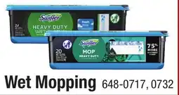 Menards Swiffer Wet Mopping 20-Count Heavy-Duty Cleaning Products offer